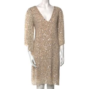 Alice + Olivia Shary Sequin Dress size L